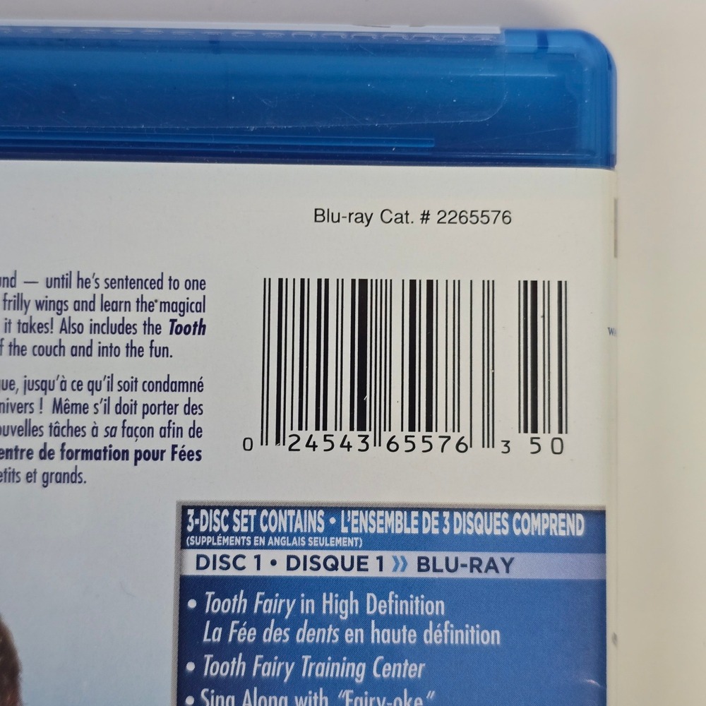 Tooth Fairy Dwayne Johnson Blu-ray DVD Combo Blue Family Comedy - Picture 3 of 6
